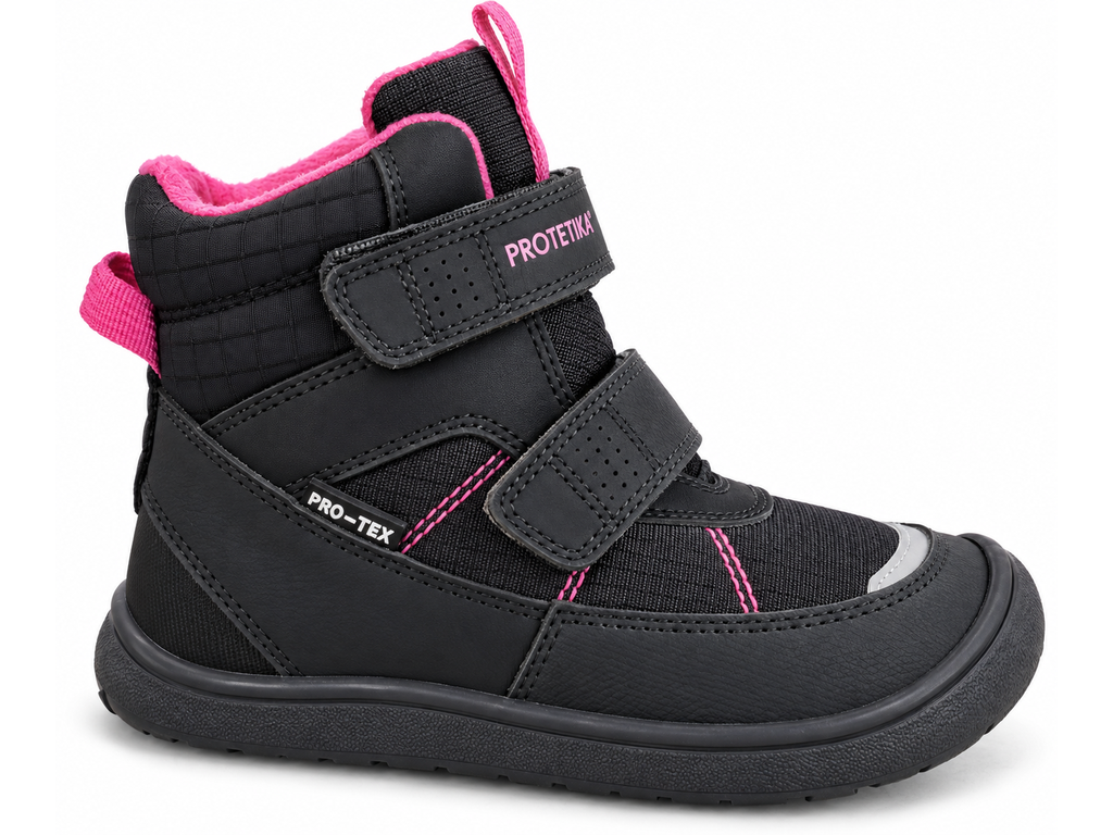Dívčí zimní Barefoot boty Marcia Black