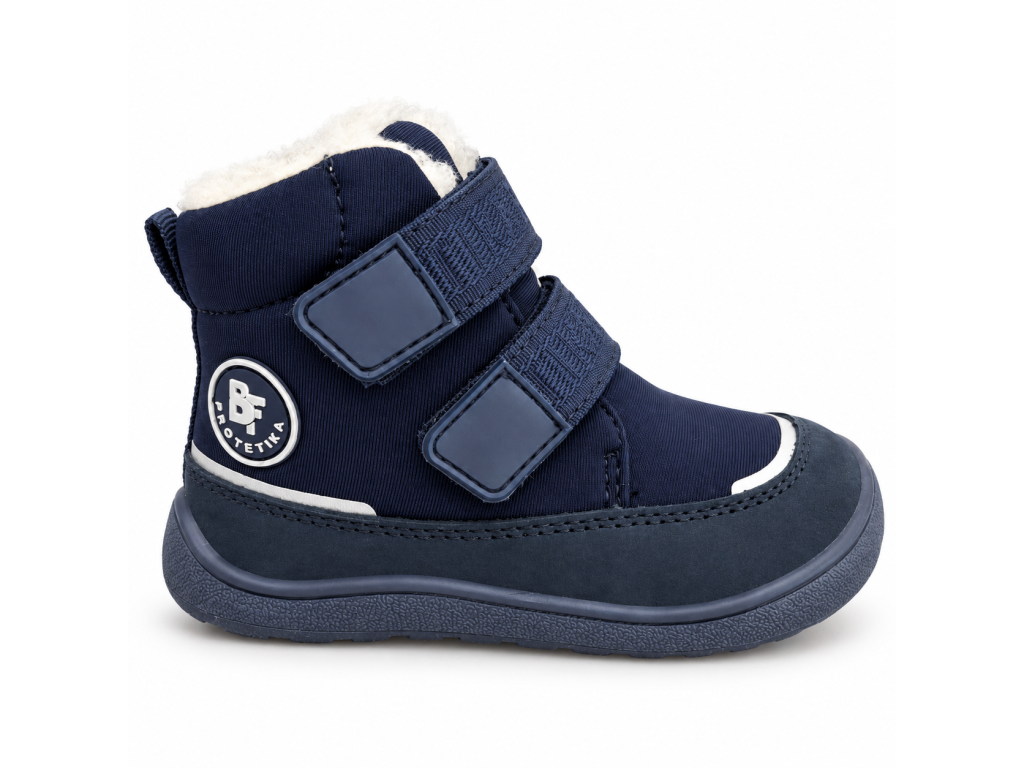Chlapecké zimní Barefoot boty Dario Navy