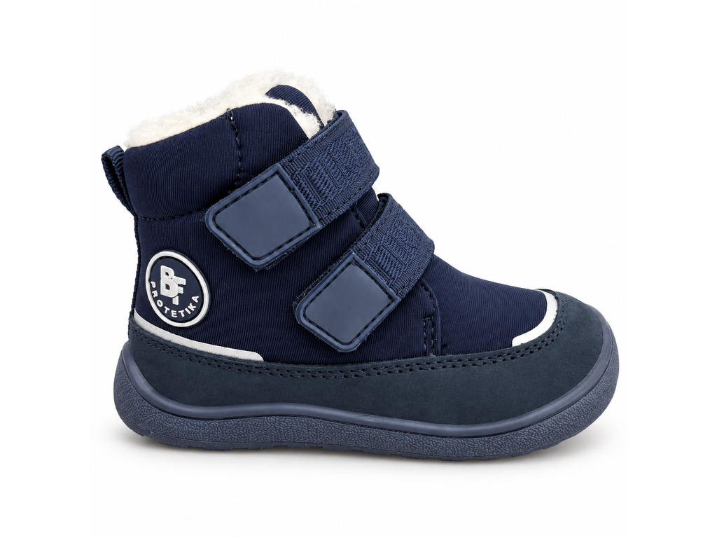 Chlapecké zimní Barefoot boty Dario Navy