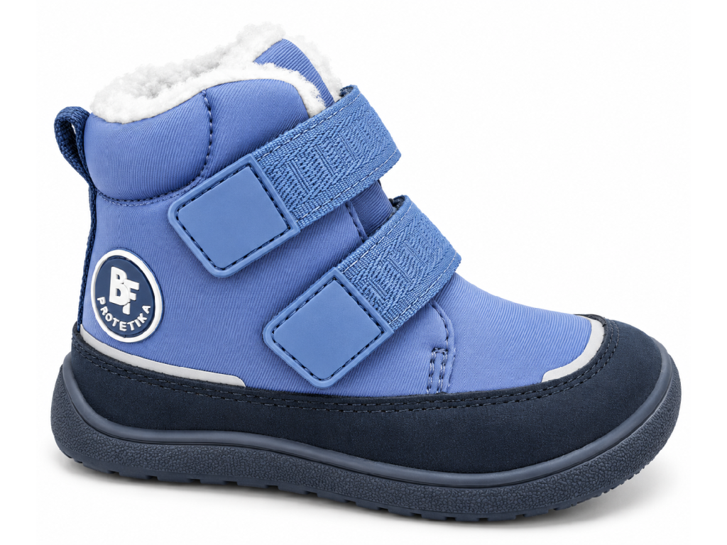Chlapecké zimní Barefoot boty Dario Blue