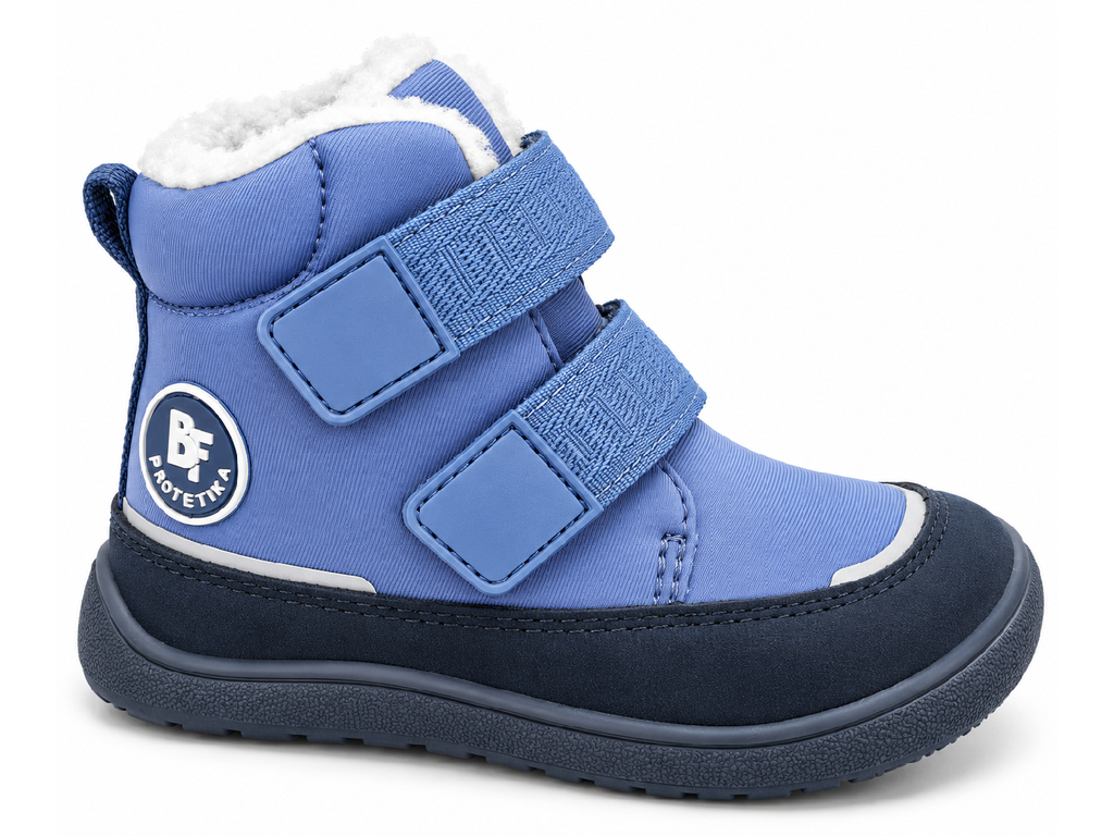 Chlapecké zimní Barefoot boty Dario Blue