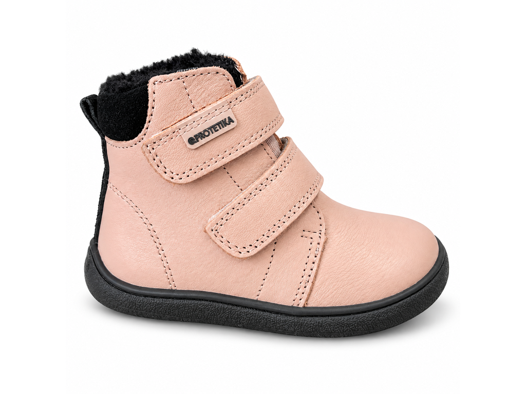 Dívčí zimní Barefoot boty Flavia Pink