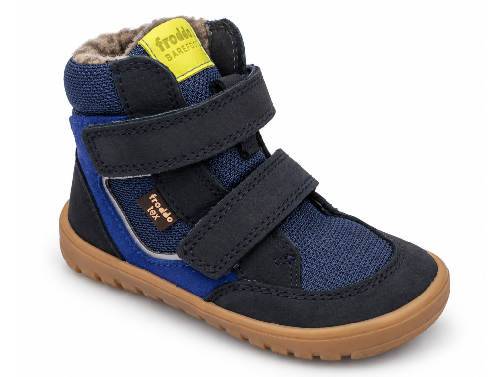 Chlapecké Froddo Barefoot UP Hill Wool G3160262 Dark Blue